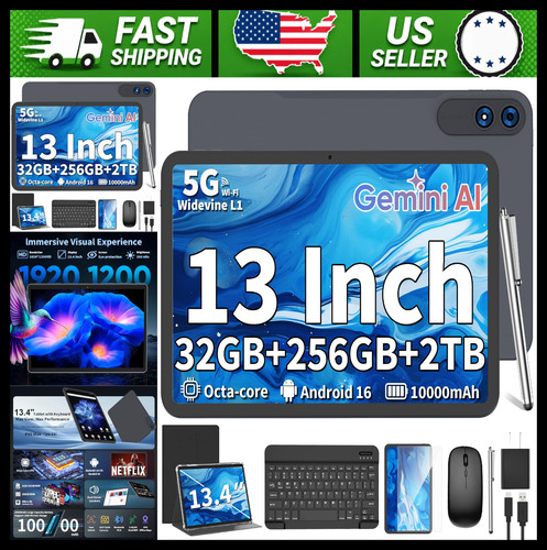 Inch android tablet - 13-inch,